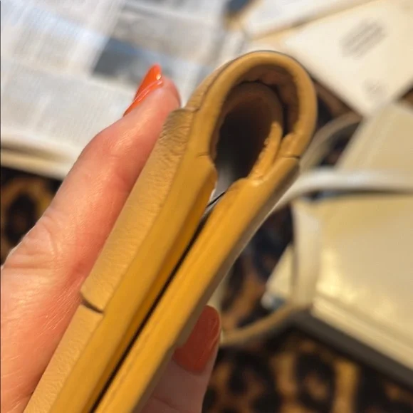 Bottega Veneta Tan Leather Wallet